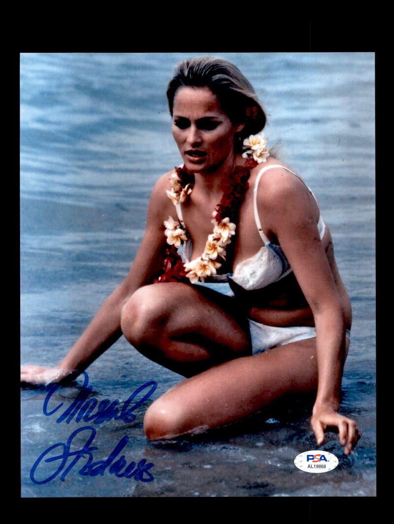 Ursula Andress PSA DNA Coa Signed 8x10 Photo Autograph