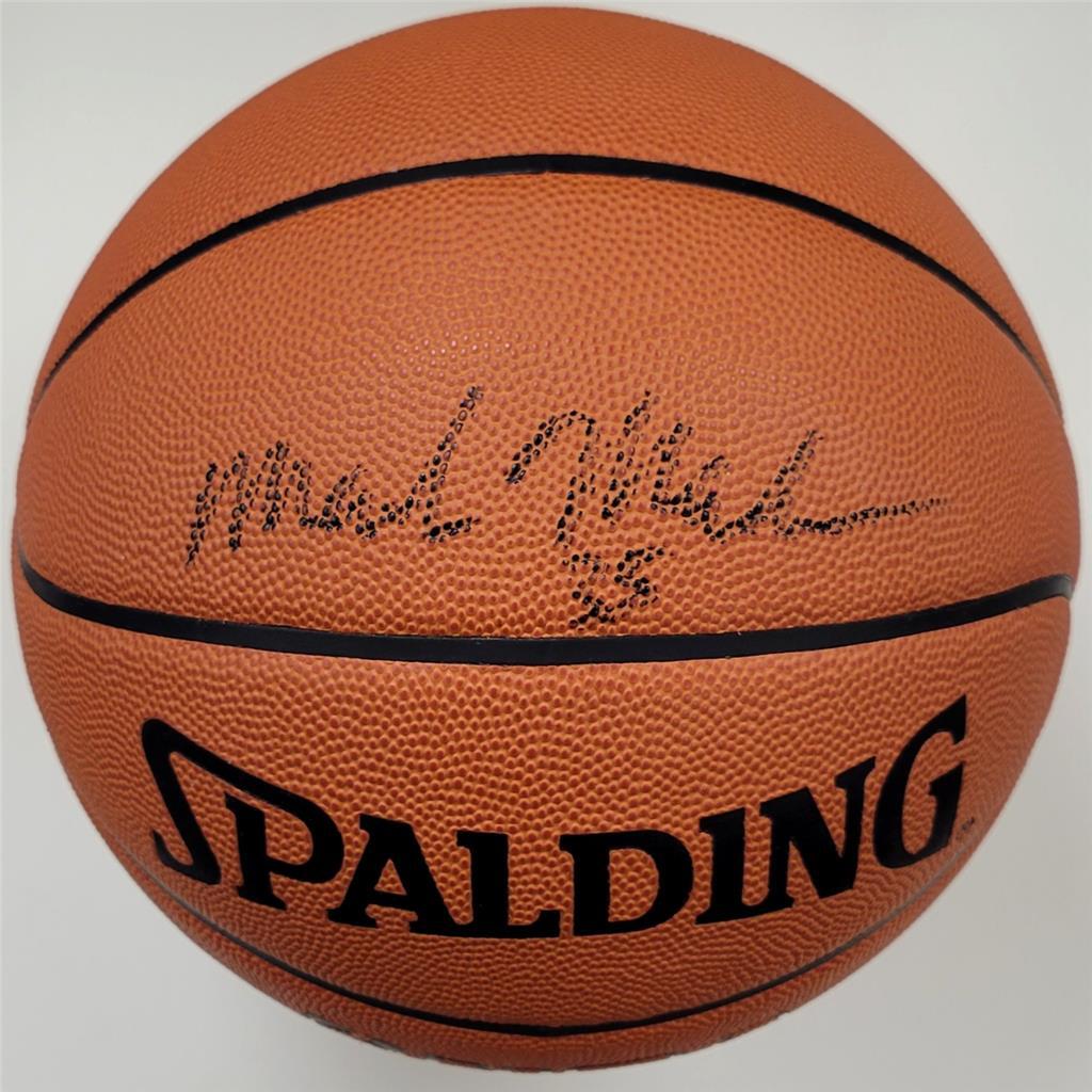 Mark Madsen signed NBA Official Spalding Game Ball Basketball Lakers Beckett BAS