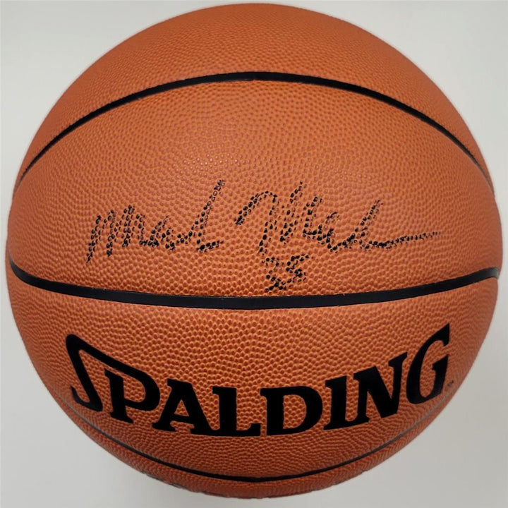 Mark Madsen signed NBA Official Spalding Game Ball Basketball Lakers Beckett BAS
