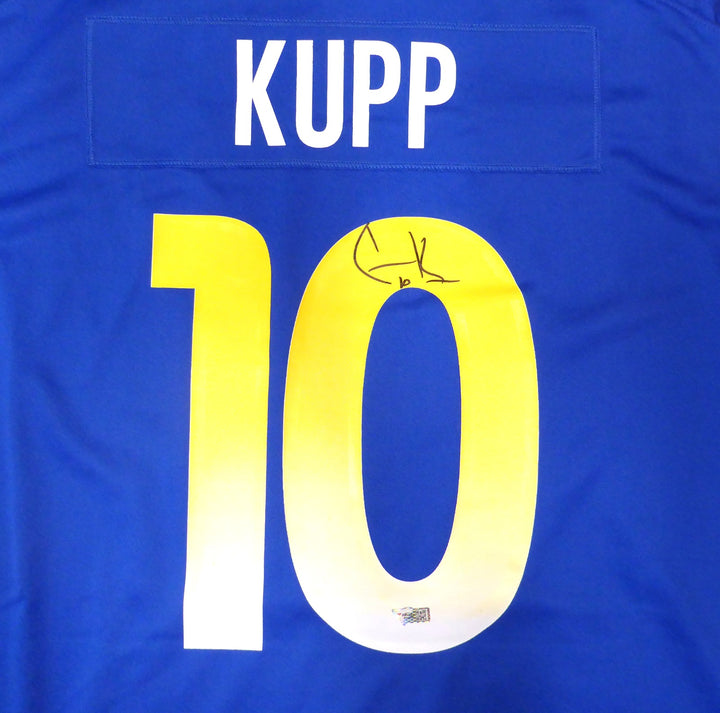 Rams Cooper Kupp Signed Blue Nike Jersey Size XL Fanatics Holo #B504920
