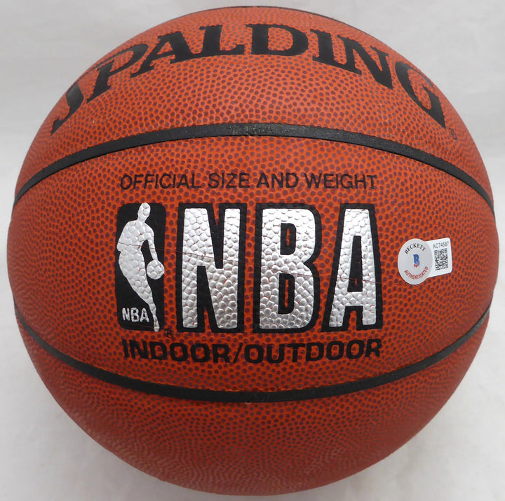 Wilt Chamberlain Signed Official Spalding Basketball Lakers Beckett #AC74587