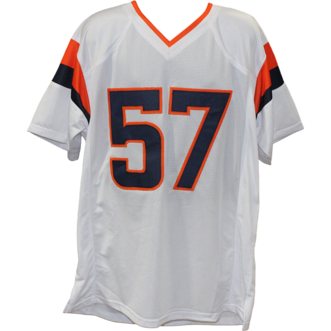 Dre Greenlaw Autographed Pro Style Size XL White Jersey Beckett Witness 54671