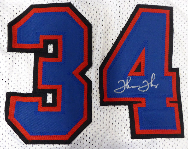 Buffalo Bills Greats Auto White Jersey 3 Sig Jim Kelly Thurman Thomas Andre Reed