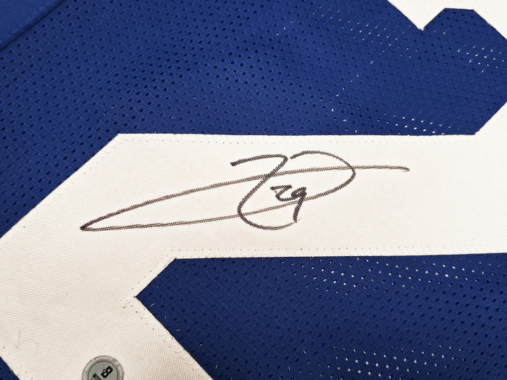 Seattle Seahawks Earl Thomas III Signed Blue Throwback Jersey Beckett Witness