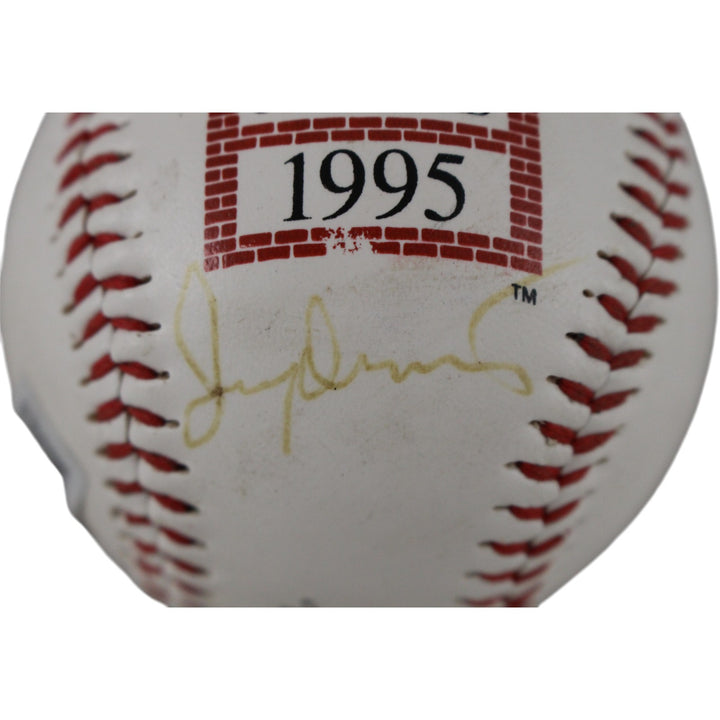 Jerry McMorris Autographed Colorado Rockies 95 Logo Baseball Beckett 51597