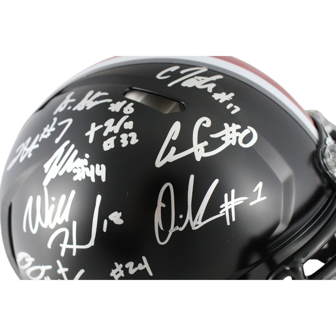 2024 Ohio State Buckeyes Team Signed Pro Helmet Natl Champs 19 Sig Beckett 50048