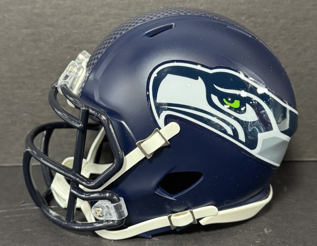 Jaxon Smith Njigba Signed Seattle Seahawks Mini Helmet Auto Fanatics COA