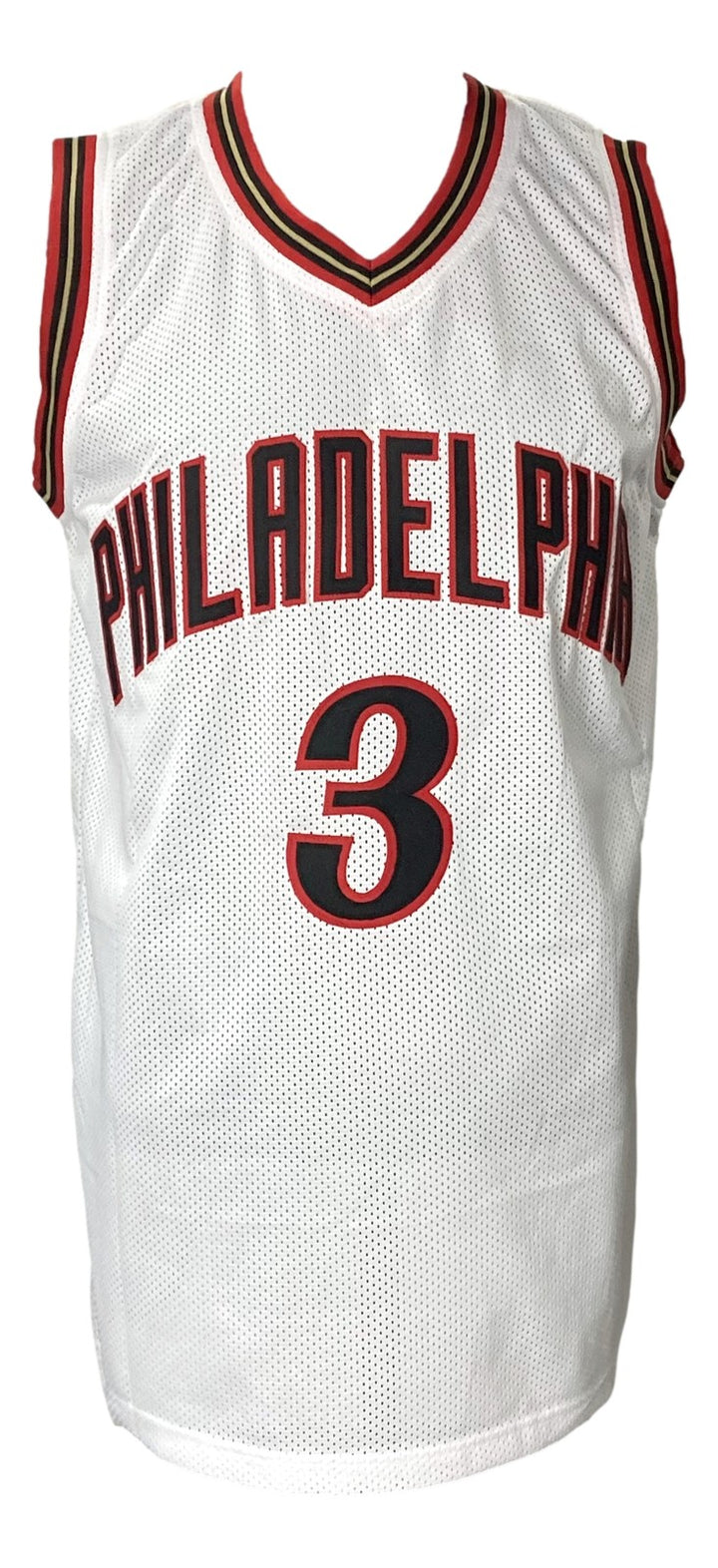 Allen Iverson Signed Custom White Pro-Style Basketball Jersey JSA ITP
