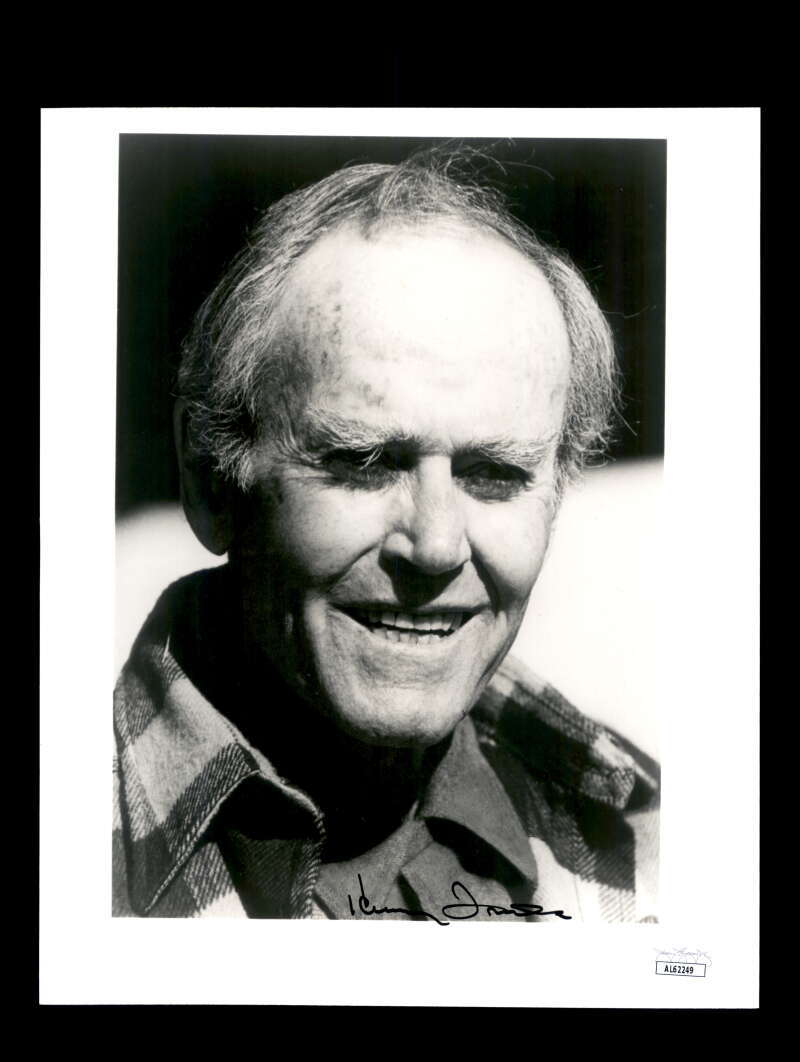 Henry Fonda JSA Coa Signed 8x10 Photo Autograph