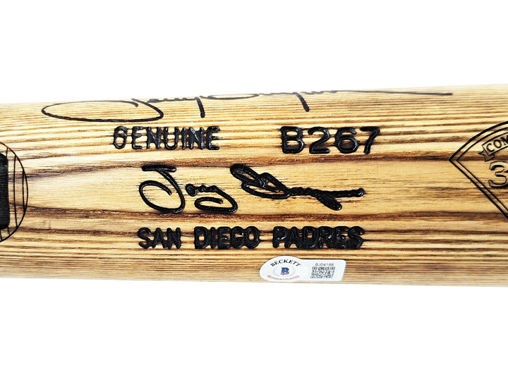 Tony Gwynn Signed Blonde L Slugger 3000th Hit Bat Padres #/3000 Beckett