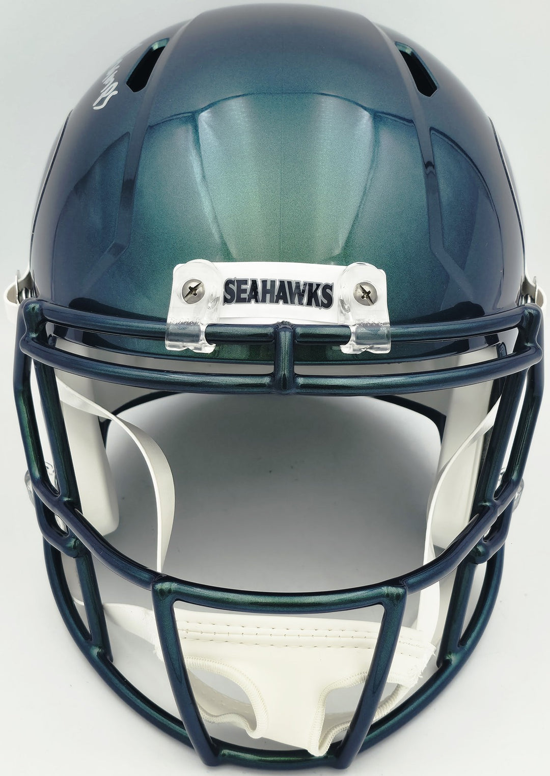 Zach Charbonnet Signed Seahawks Full Size Rivalries Speed Replica Helmet MCS