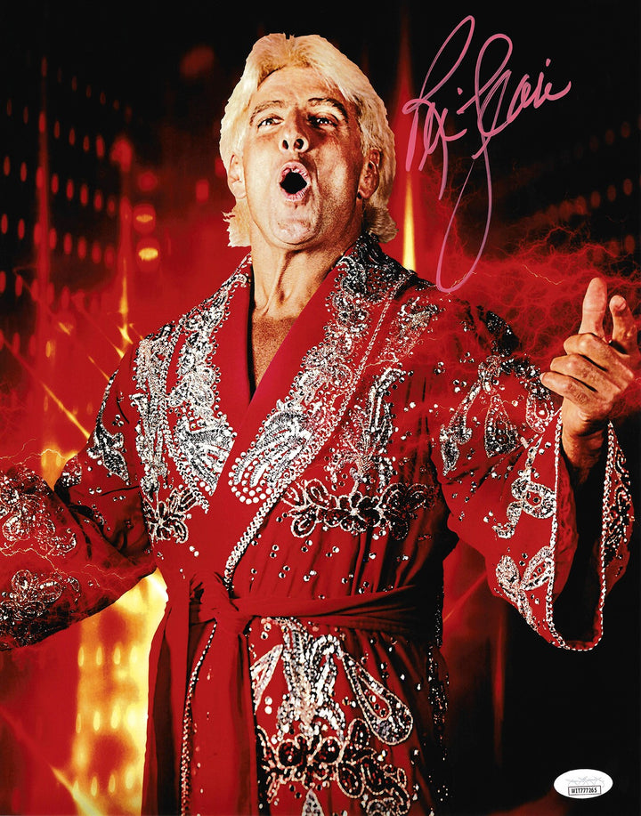 Ric Flair Signed 11x14 Photo JSA