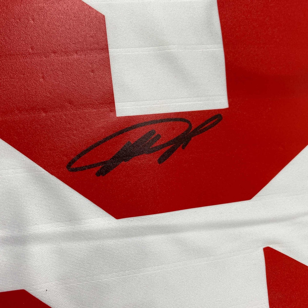 Autographed/Signed Ricardo Kaka AC Milan White Jersey Beckett BAS COA