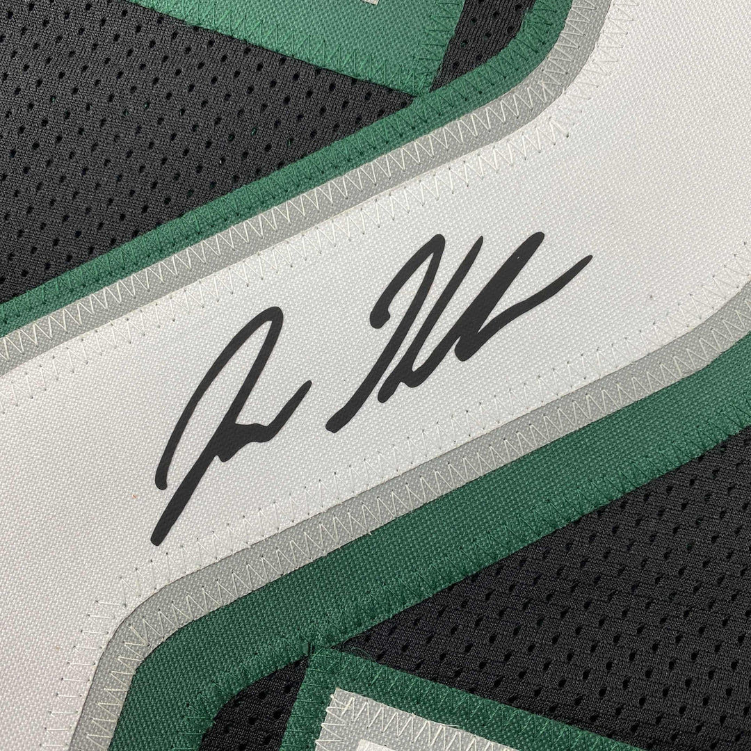Facsimile Autographed Jason Kelce Philadelphia Black Reprint Jersey Size Mens XL