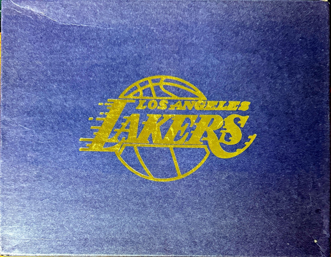 LA Forum Signed Original Floor/Court 4 Sigs Jabbar/West/Baylor/Johnson -SSG Holo