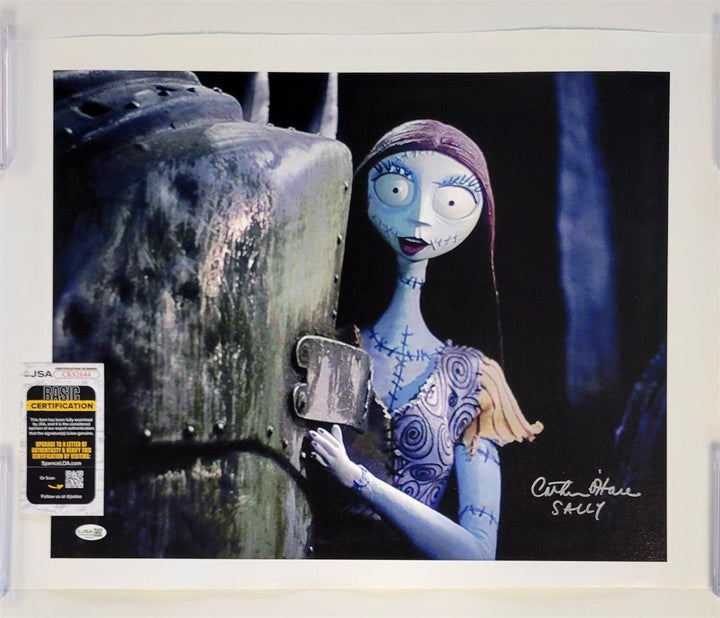 Catherine O'Hara signed Sally Nightmare Before Christmas 16x20 Canvas Photo JSA