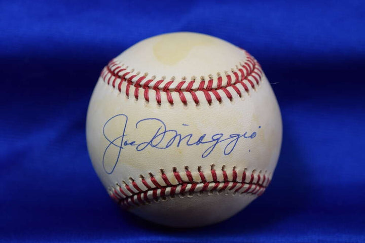 Joe DiMaggio PSA DNA LOA Autograph American League OAL Signed Baseball
