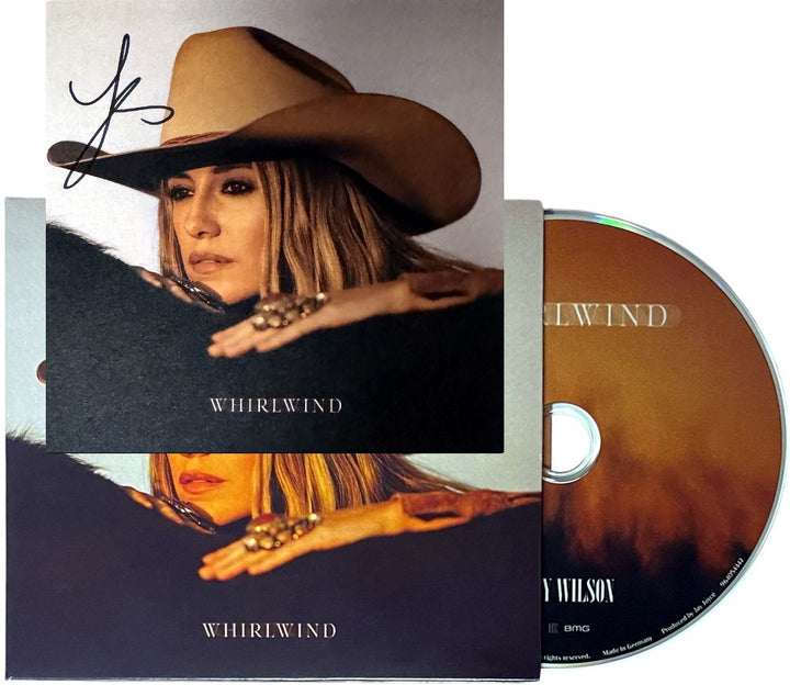Lainey Wilson signed 2024 Whirlwind 4.75"x4.75" Art Card, CD/Booklet/Cover- COA