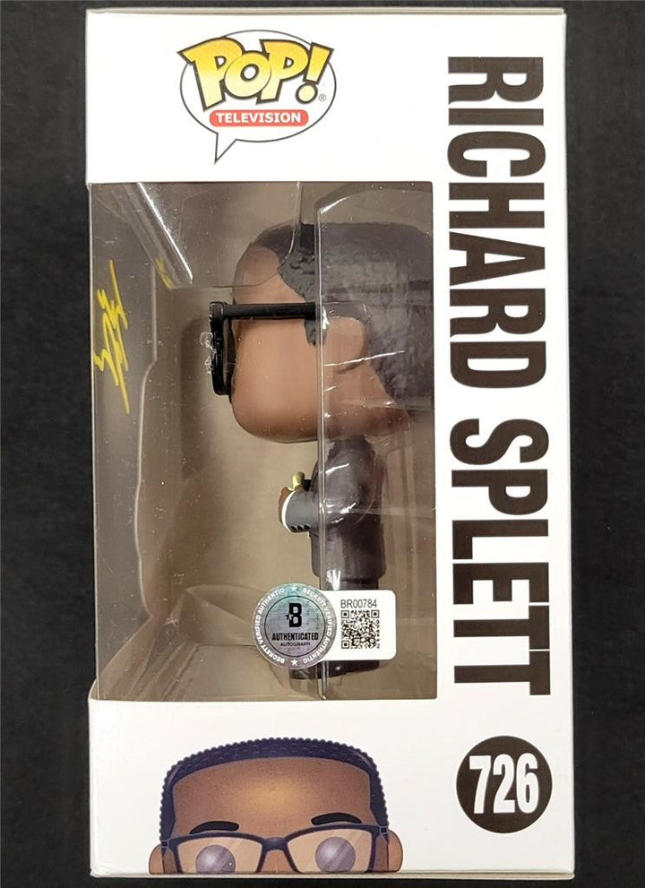 Sam Richardson signed Veep Richard Splett Funko Pop! 726 autograph Beckett BAS
