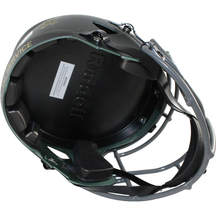 Ray Lewis Signed Baltimore Ravens 2025 Salute F/S Helmet Beckett Witness 55796