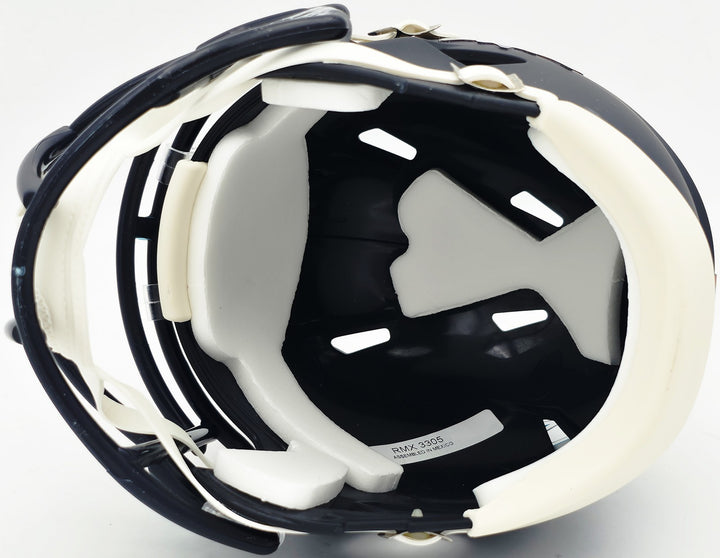 Ricky Williams Signed Miami Dolphins Black Rivalries Speed Mini Helmet JSA