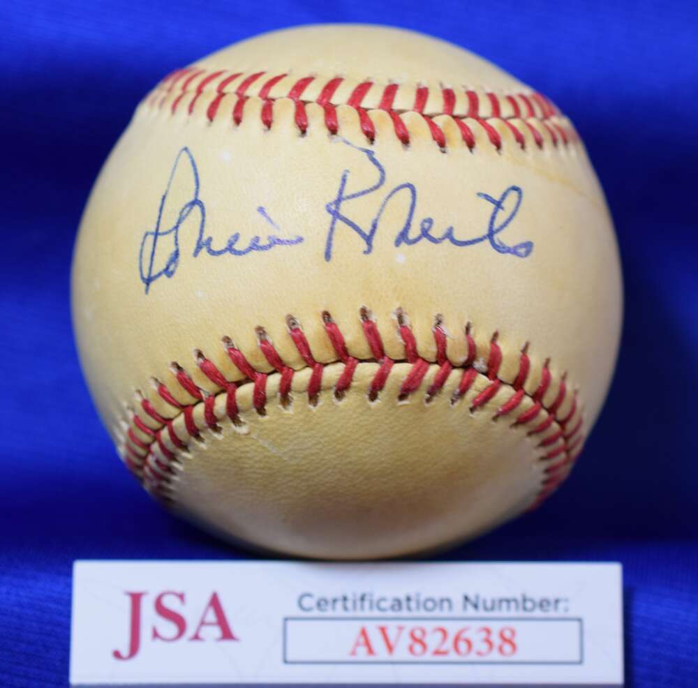 Robin Roberts JSA COA Autograph Feeney National League Signed Baseball