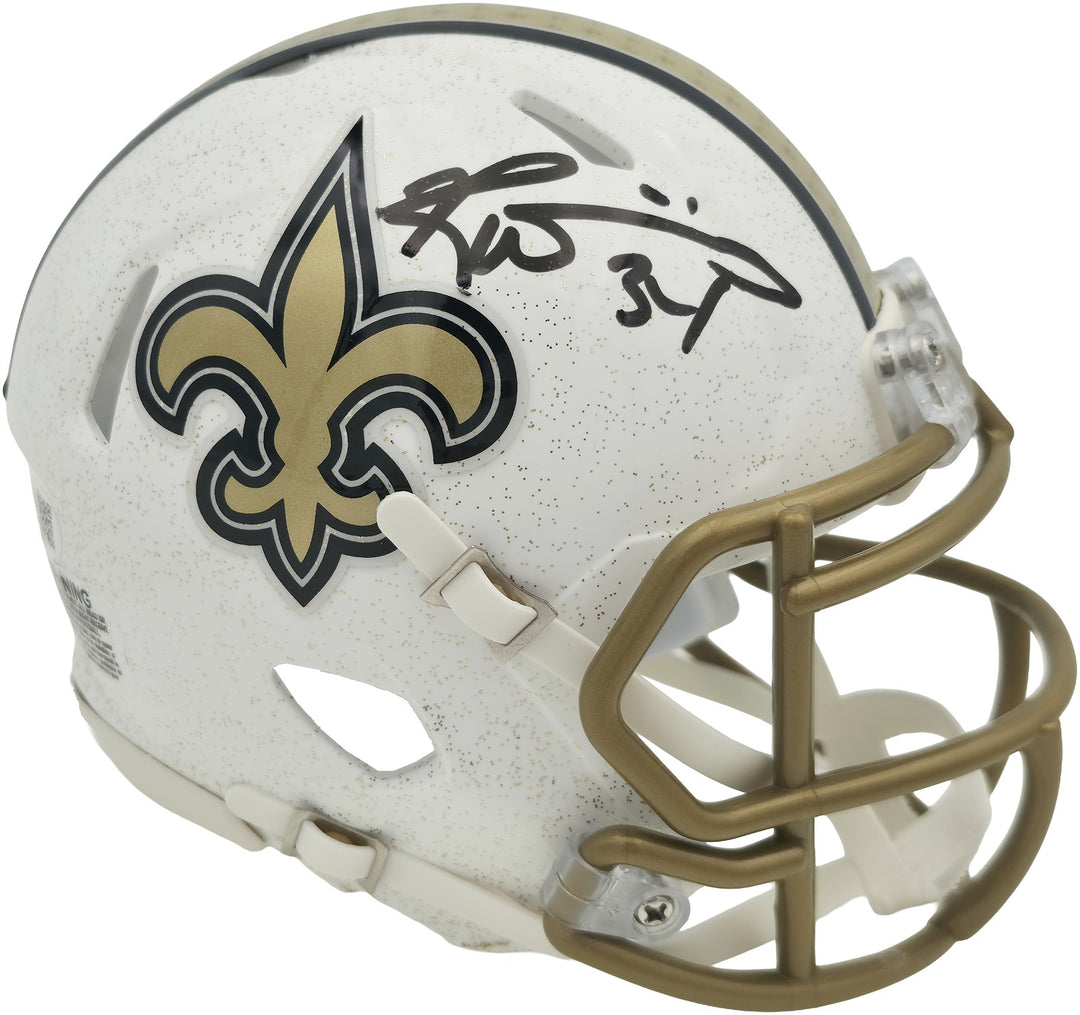 Ricky Williams Signed New Orleans Saints 2025 Alternate Speed Mini Helmet JSA