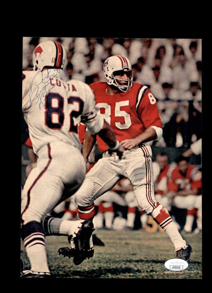 Nick Buoniconti JSA Cert Signed Vintage 8x10 Photo Autograph Patriots