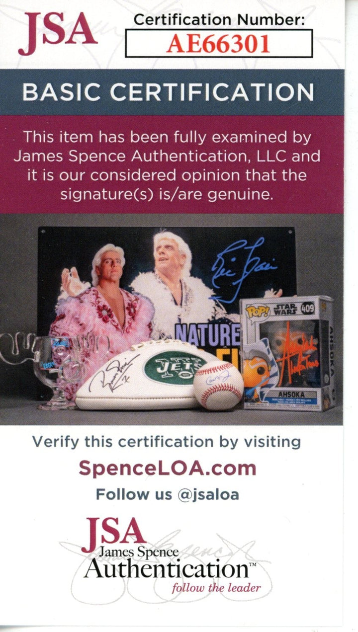 Biletnikoff Ham Ditka Page Signed Hall of Fame Class of 1988 Program JSA 55063