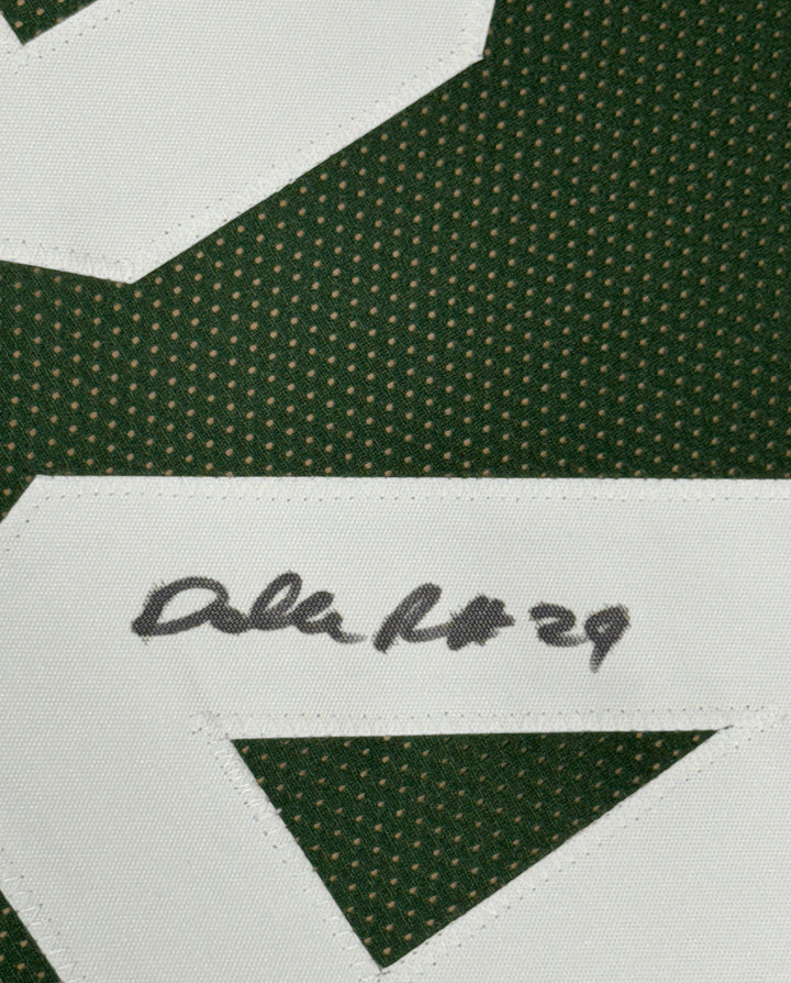 Framed Signed Darrelle Revis 35x39 New York Green Jersey Beckett COA