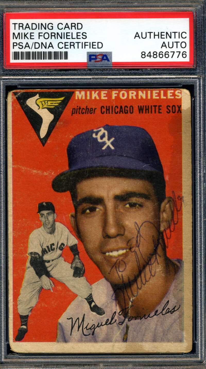 Mike Fornieles PSA DNA Signed 1954 Topps Autograph