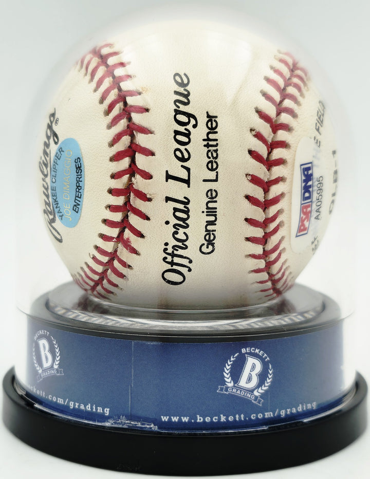 Joe DiMaggio Signed Official JD Logo League Baseball Yankees Auto GM 10 Beckett