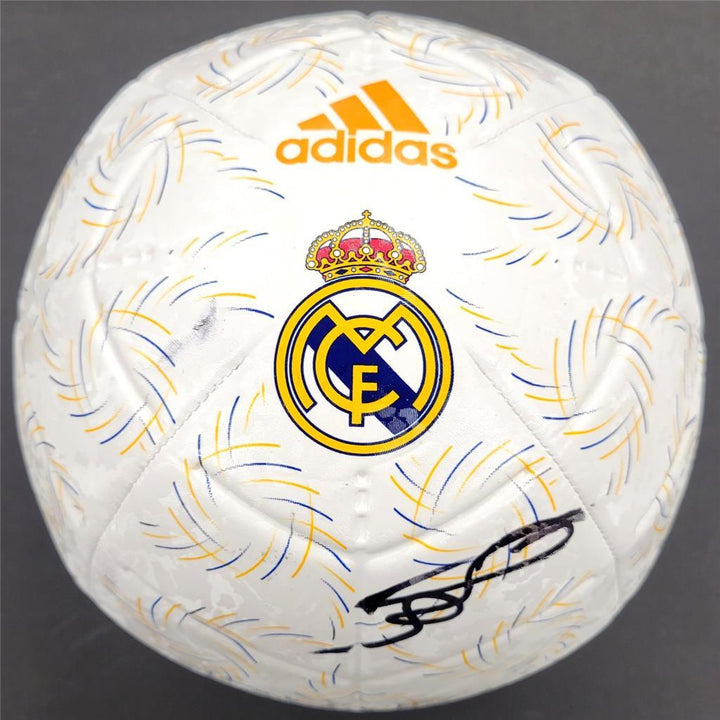 Karim Benzema signed Adidas Real Madrid Soccer Ball autograph (A) ~ Beckett BAS