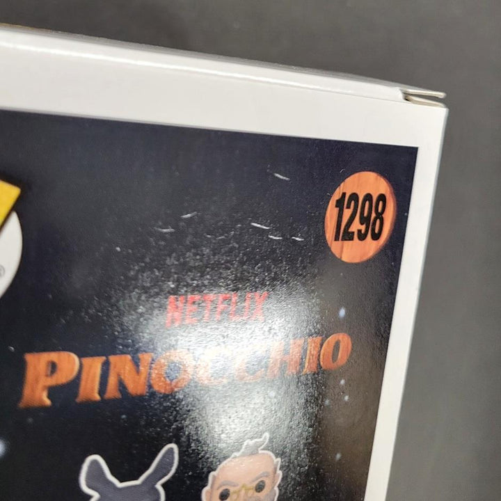 Mark Gustafson signed Pinocchio Wood Sprite Funko Pop! autograph (A) BAS Beckett