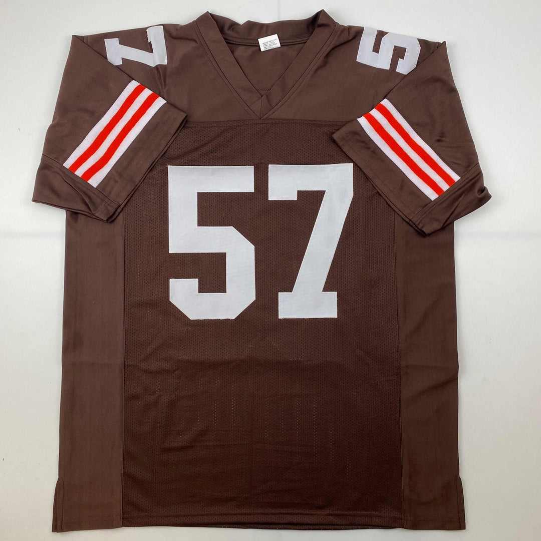 Facsimile Autographed Clay Matthews Jr. Cleveland Brown Reprint Jersey Men's XL