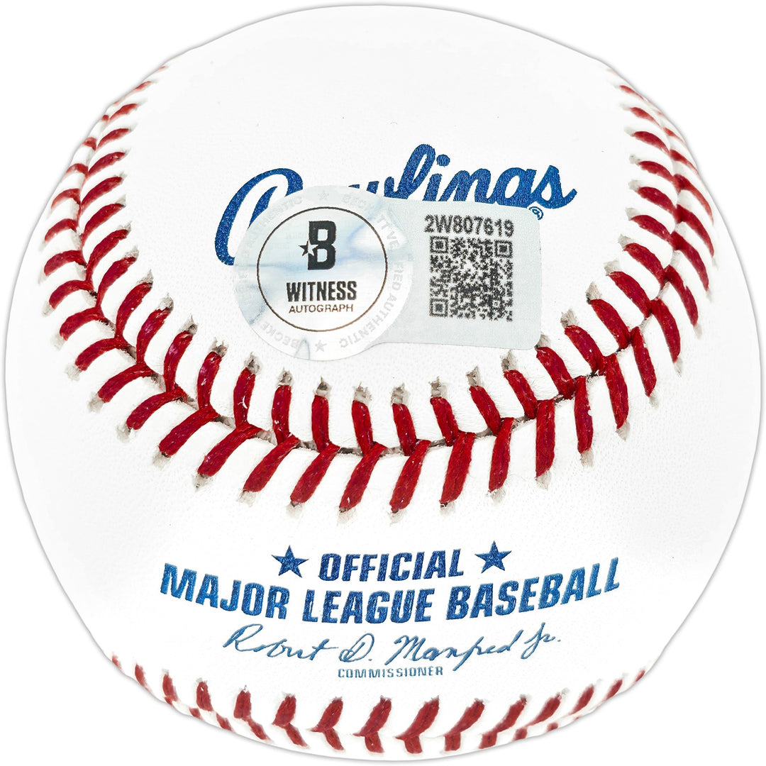 Dwight "Doc" Gooden Signed MLB Baseball New York Mets "86 WS Champs" Beckett Wit