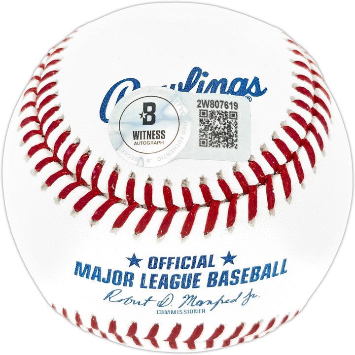 Dwight "Doc" Gooden Signed MLB Baseball New York Mets "86 WS Champs" Beckett Wit