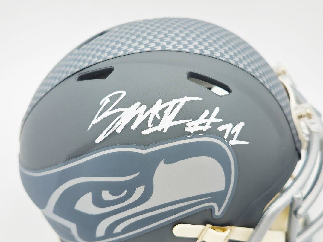 Byron Murphy II Signed Seattle Seahawks Slate Gray Speed Mini Helmet MCS Holo