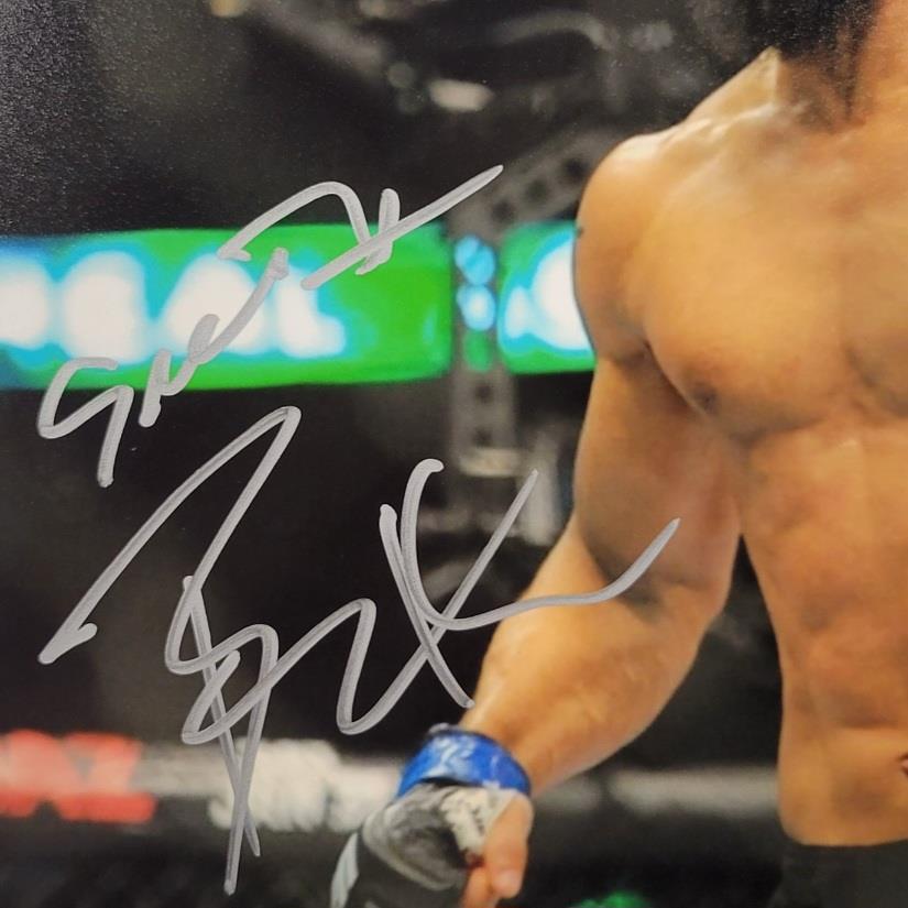 "Smooth" Benson Henderson signed 8x10 Photo Bellator MMA autograph ~ Beckett BAS
