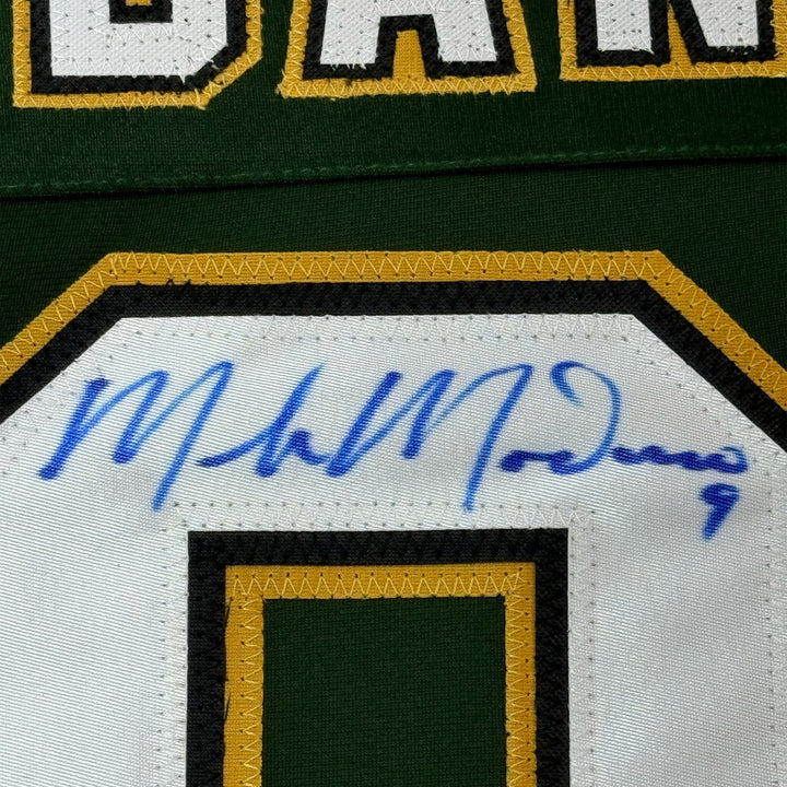 Framed Autographed/Signed Mike Modano 99 Cup 33x42 Dallas Green Jersey COA