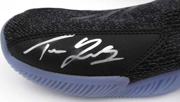 Trae Young Auto Black Adidas Shoe Hawks Light Strike Size 12.5 Beckett BL93437