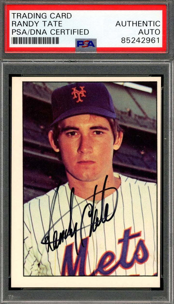 Randy Tate PSA DNA Signed 1975 SSPC Autograph