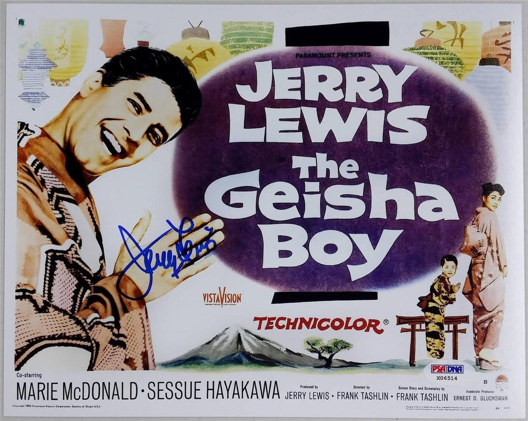JERRY LEWIS Signed THE GEISHA BOY 8x10 Photo PSA/DNA COA Auto AUTOGRAPH (B)