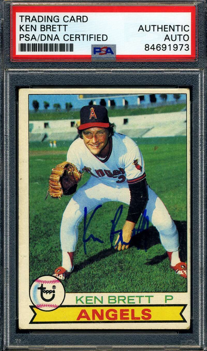 Ken Brett PSA DNA Signed 1979 Topps Autograph