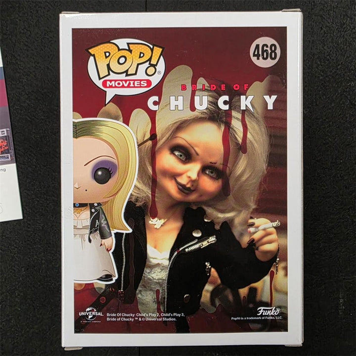 Jennifer Tilly signed Bride of Chucky Tiffany Funko Pop! 468 autograph JSA