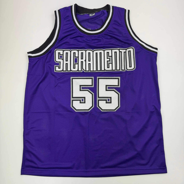 Autographed/Signed JASON WILLIAMS Sacramento Purple Jersey PSA/DNA COA Auto