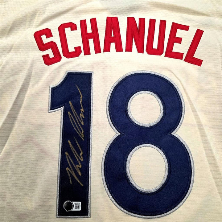 Nolan Schanuel signed Angels City Connect Jersey autograph ~ Beckett BAS
