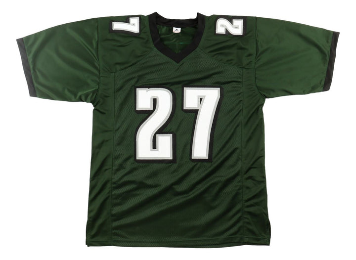 Quinyon Mitchell Philadelphia Signed Green Football Jersey JSA QR Hologram