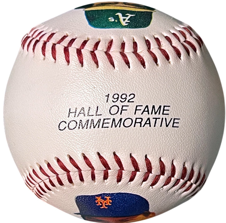 Tom Seaver /Rollie Fingers dual signed 1992 HOF Commemorative Fotoball LT ED COA