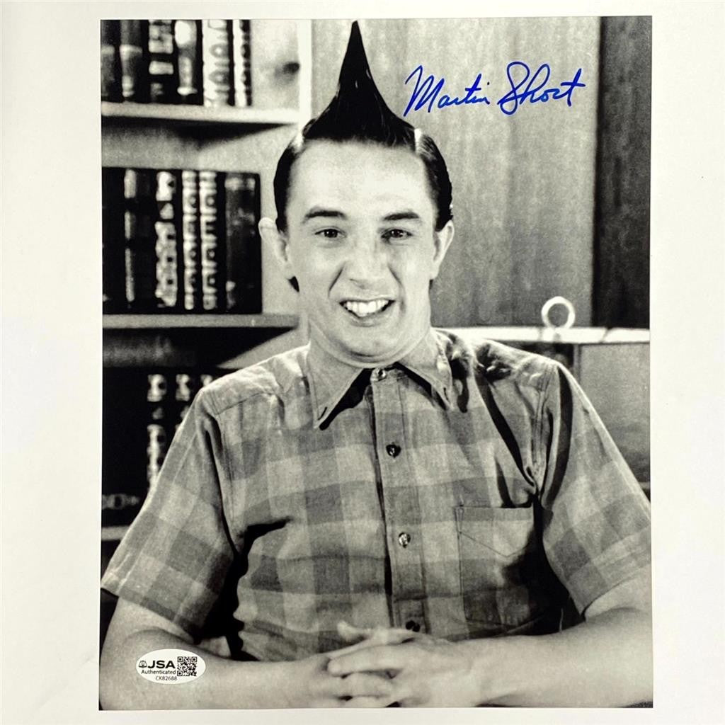 Martin Short signed Ed Grimley SNL 8x10 Photo Poster autograph ~ JSA